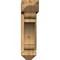 Ekena Millwork Olympic Arts and Crafts Rough Sawn Bracket w/ Offset Brace, Western Red Cedar, 6"W x 22"D x 22"H BKT0604X22X22OLY03RWR - alternate 2